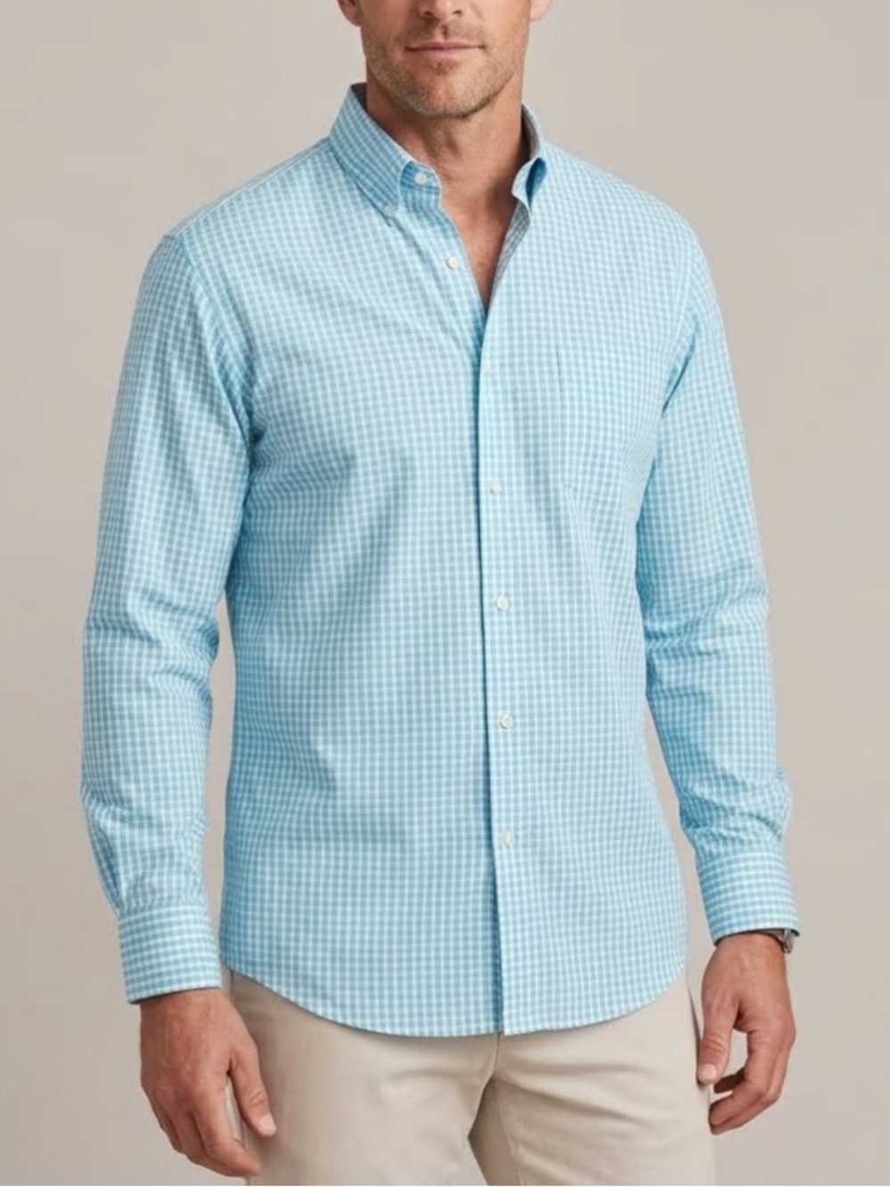 Peter Millar Summer Comfort Button Down Gingham XL